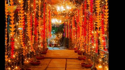 Real wedding events decorations