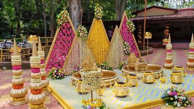 Pellikuthuru, Pellikoduku & Haldi Backdrops