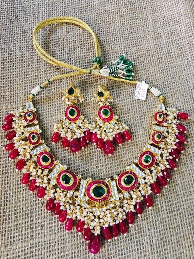 bridal  kundan and jadtar