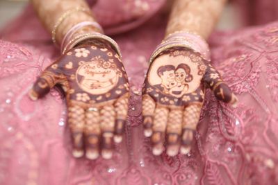 beautiful mehendi for engagement