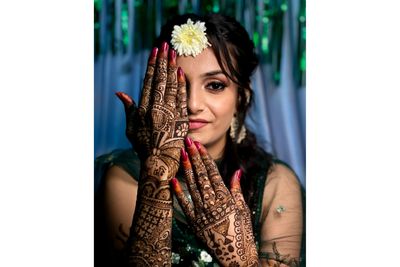 Mehndi makeup