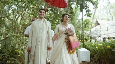 The Beige Bling | Kerala Christian Wedding Highlights of Pratik & Praveena