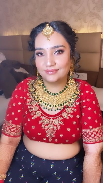 Megha’s wedding look