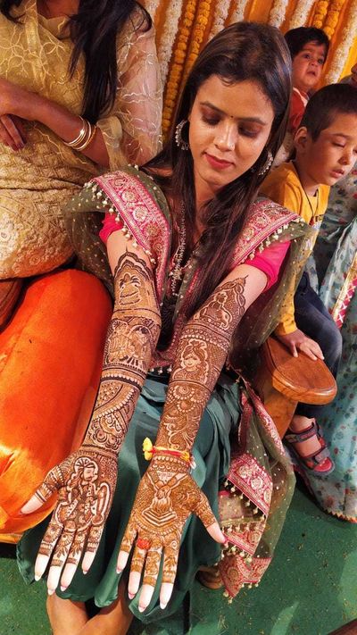 February 2022 bridal mehndi