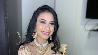 party makeup for Ridhima
