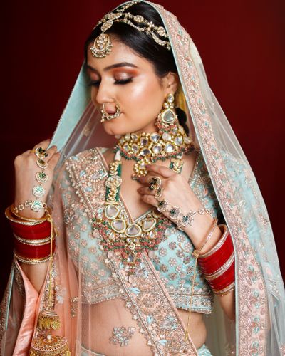 bridal makeup - ctc India shoot