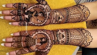 Engagement mehndi designs 2024