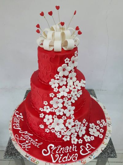 Best Wedding Cakes Engagement Reception In Chennai Cake Square Chennai