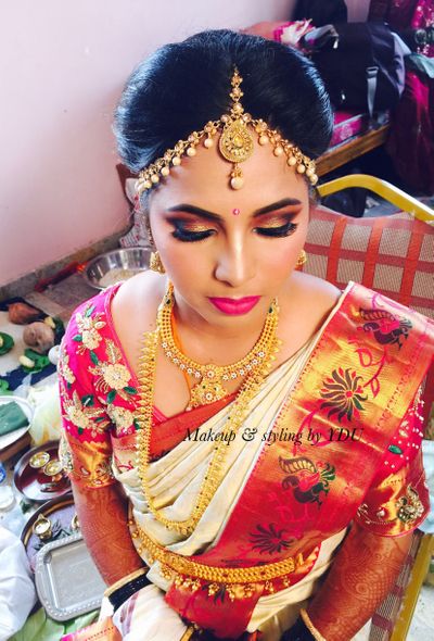 muhuratham makeup look ( Geetha )