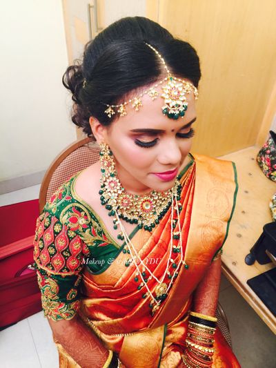 Rashmi reception makeup look