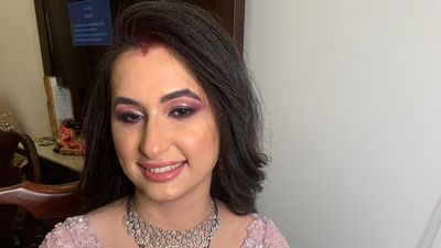 Samridhi Reception Makeup