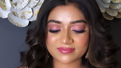 Barbie Look for Megha on her Engagement 