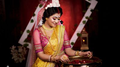 BENGALI FUSION BRIDAL MAKEOVER