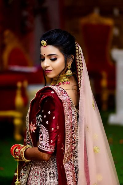 marwadi bridal look