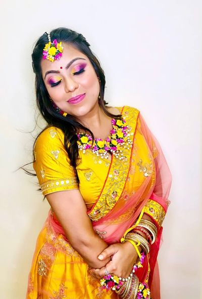 Haldi- Mehendi Makeup