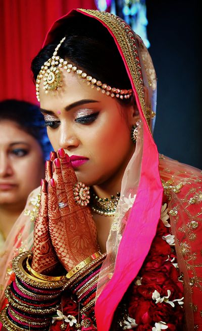 Shubra in her gorgeous bridal look.