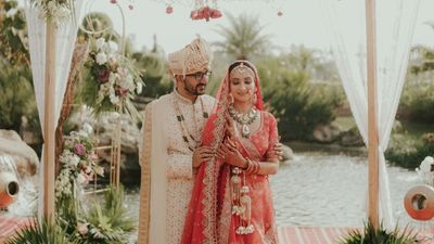 Archita and Dhruv - Wedding Photography in The Hermitage Farms Mohali - Safarsaga Films