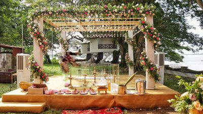 outdoor Hindu Wedding