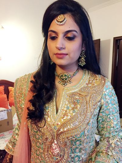 Nandani's wedding makeup