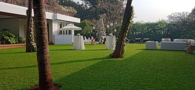 summer white Christmas party at alibaug