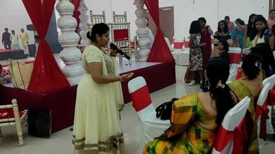 Anchoring & Choreography wedding reception @Goan Heritage