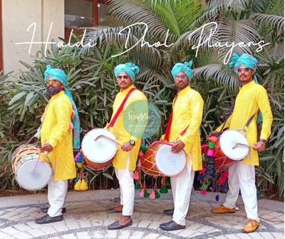 Haldi Ceremony Dhol Players 