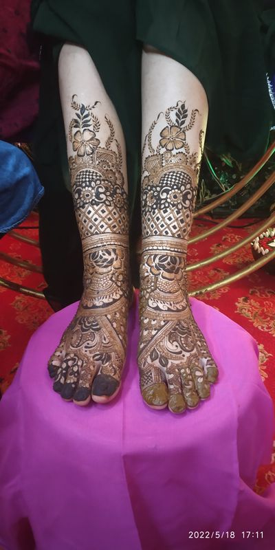 Feet mehendi