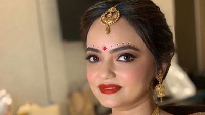 Rias Bengali wedding and other functions makeup and hair looks