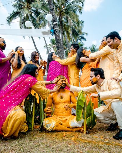 Ashish Priyamvada’s Haldi at Razzberry Rhinoceros, Juhu