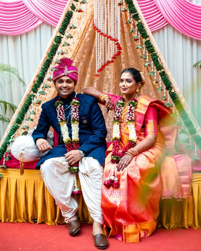 Abhishek Shraddha South Indian Wedding