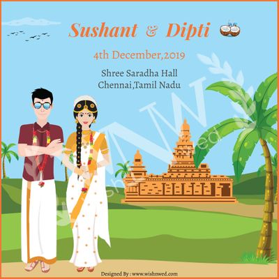 South Indian Wedding Invitations