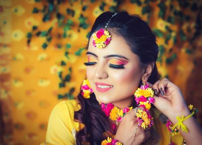 Haldi Makeup