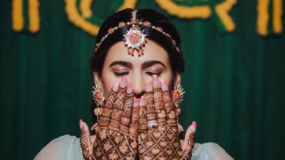 Mehndi /Haldi look for brides