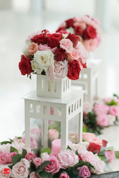 All things pink - Engagement decor