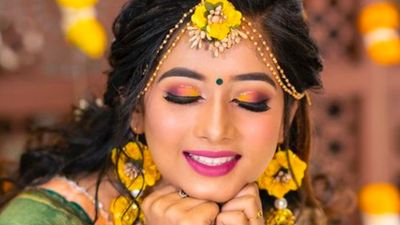 Haldi Makeup