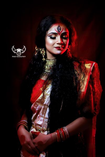 maa durga look created 