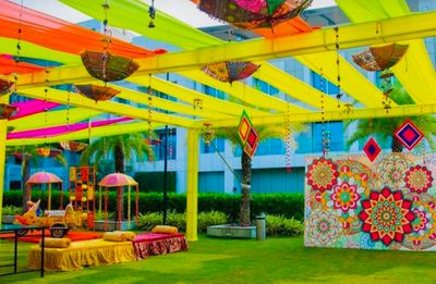 Canopy colorful decor