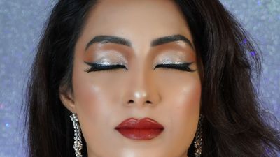 COCKTAIL PARTY GLAM LOOK