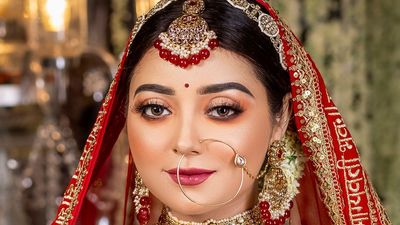 Non Bengali Bridal Look