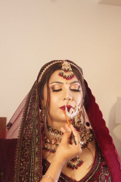 Making of our bride Annanya from Jhansi