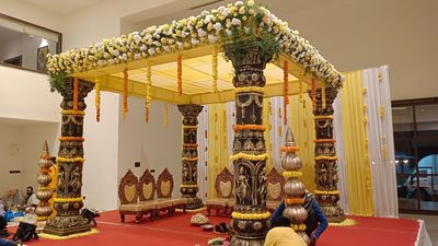 traditional wedding mantapa