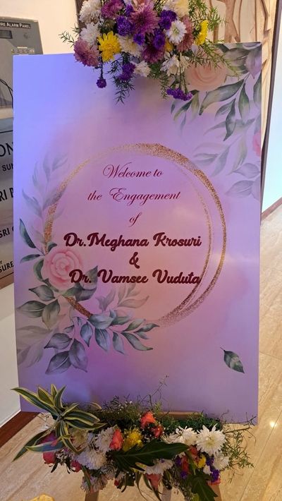 Engagement of Dr Meghana and Dr Vamsee