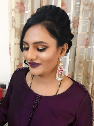 Reception makeup 