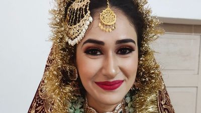 Muslim bridal makeup 