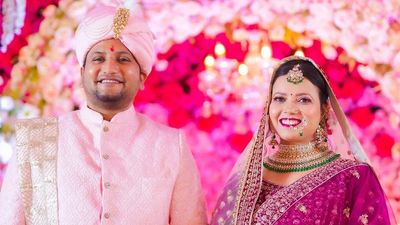 Sakshi weds Abhishek 
