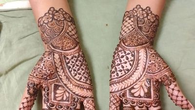 Indian design henna/mehendi