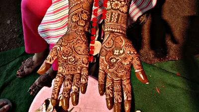 Engagement Mehendi Design