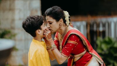 Neev's thread ceremony