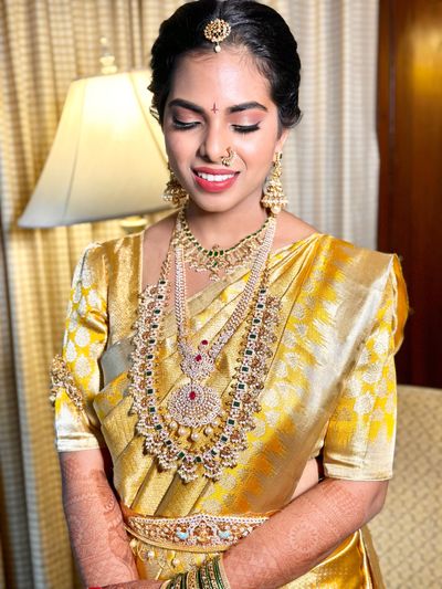 south indian bridal look 