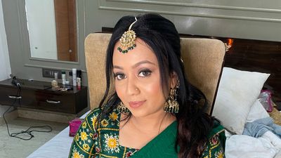 Nimisha 's Mehndi and Haldi makeup